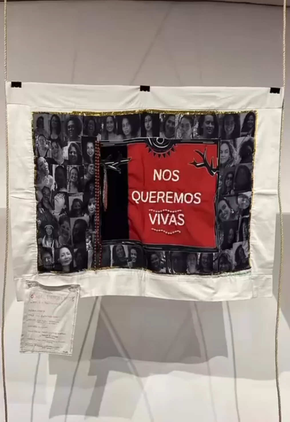 Expo no TSE: Democracia bordada #direitoshumanos 