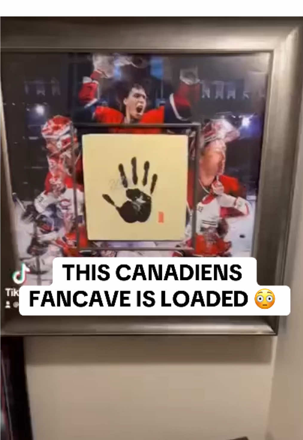 Is there a bigger @canadiensmtl fan than @habscave? #NHL #montreal #canadiens #fancave