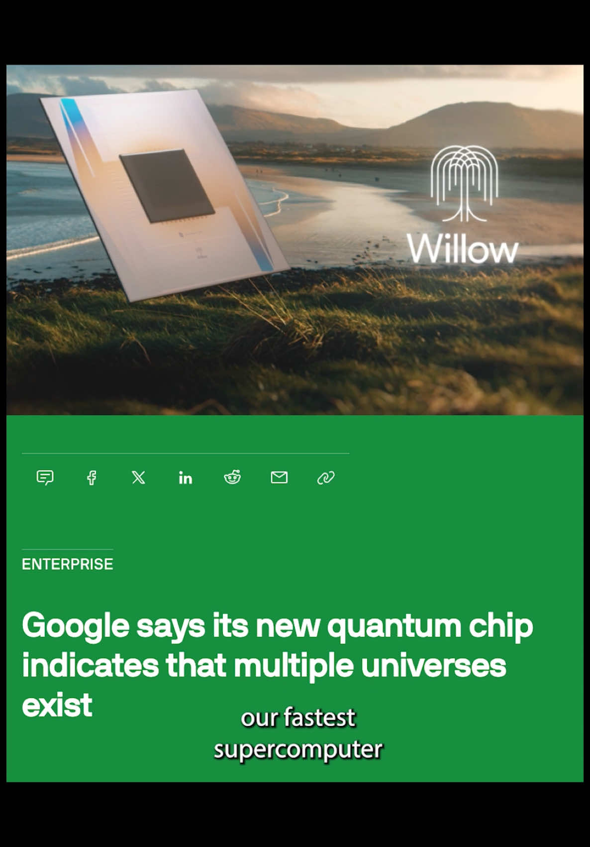 Google's quantum computer did something that would take our fastest supercomputers 10 SEPTILLION years... in just five minutes! Let me break down how that's even possible. Our normal computers, work with bits - basically tiny switches that are either ON or OFF. That's it. Just 1s and 0s. Let's say you wanted to crack a password with 10 characters. A regular computer would have to try each combination one at a time - that could take years! But a quantum computer? It could try all possible combinations simultaneously. It's like having millions of computers working in parallel! This is possible because quantum computers use qubits, which can be ON and OFF at the same time. I know, I know. How is that possible? Well, this is where things get REALLY interesting. Researchers use individual atoms, super-cooled to near absolute zero - that's colder than space itself! At these temperatures, atoms start behaving according to quantum mechanics, where the normal rules of physics just... don't apply. But here's the catch - it's INCREDIBLY difficult to maintain this quantum state. Think about trying to balance a pencil on its tip... while riding a bicycle... during an earthquake. That's STILL easier than keeping qubits stable! Scientists call this problem 