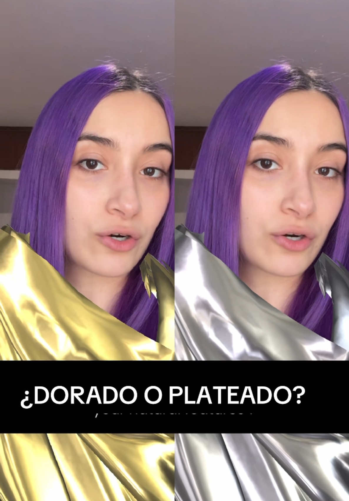 ¿Dorado💛 ó plateado🩶? Este filtro te dice cual te queda mejor!!! Vamos a probarlo