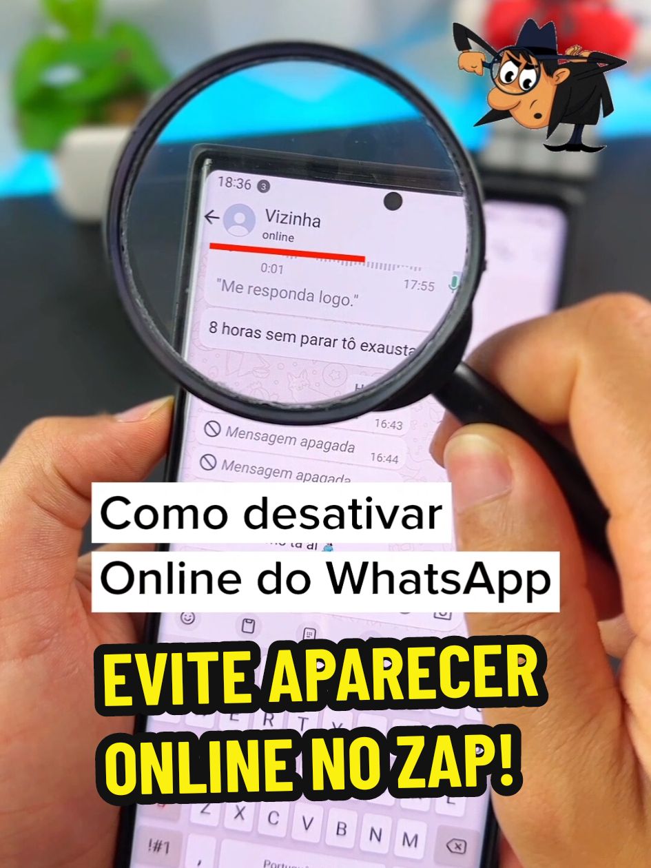 Como não deixar NINGUÉM VER você Online #dicas #truques #whatsapp #tutorial #whatsappstatus #celular #whats #tech #android #iphone #telefone #tips #androidtips #iphonetips #whatsapptips #tecnologia 