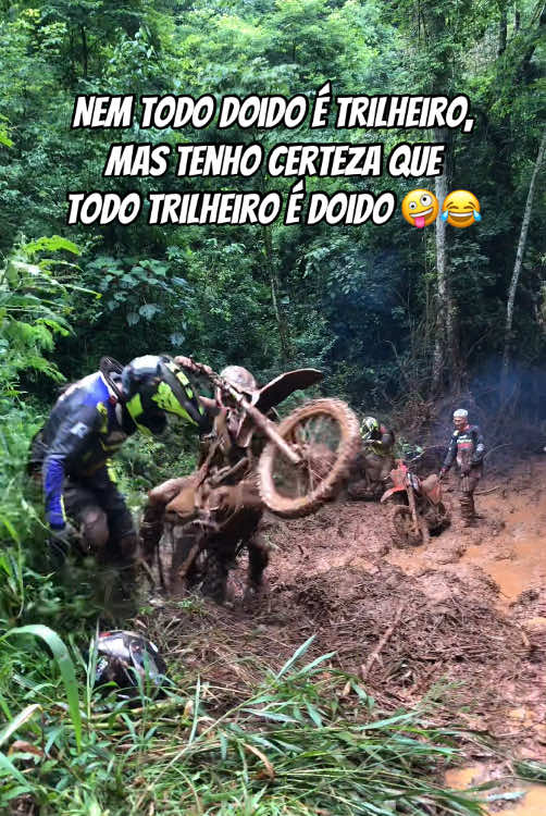 Trilheiro são tudo doido 🤪 #trilhademoto #moto #crf 