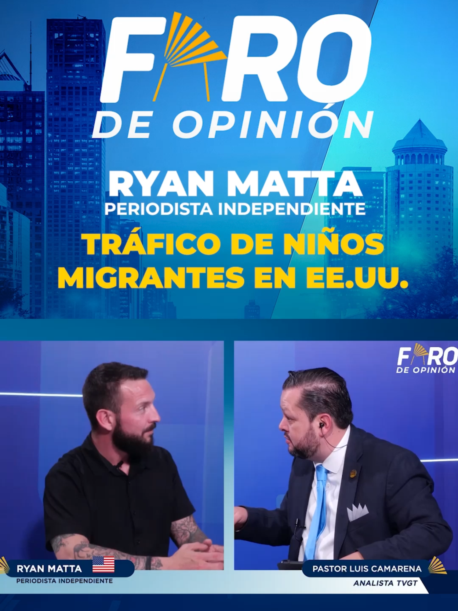 Faro de Opinion en entrevista con el periodista independiente @ryanmattaofficial #Guatemala #Guate #GT #Gobierno #Semilla #Bernardo #Arevalo #Viral #Parati #PartiGT #Migracion #Trump #savethechildren