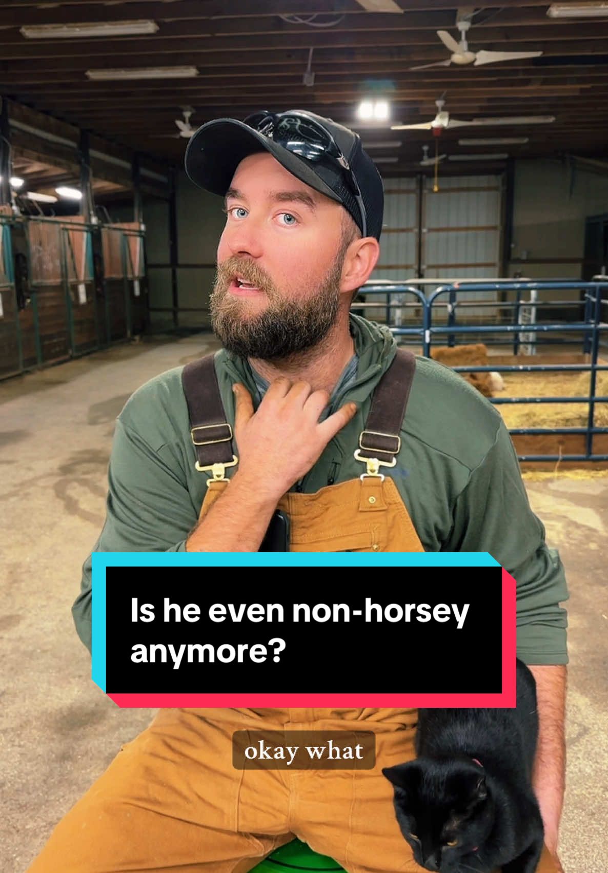 Can i even call him non-horsey anymore after that?🤣🐴 
