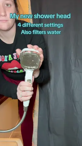 The viral shower head! I had to hop on it! #viralshowerhead #showerheadfilter #tiktokshop #spotlightfinds #foryouu 