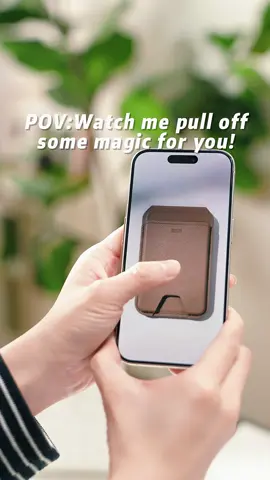 😍Check out this magsafe wallet stand! Let’s pull off some magic! Very useful magsafe accessories!  #magsafe #magsafewallet #wallet #iphone #fyp #esrtech #esr #esrgear 