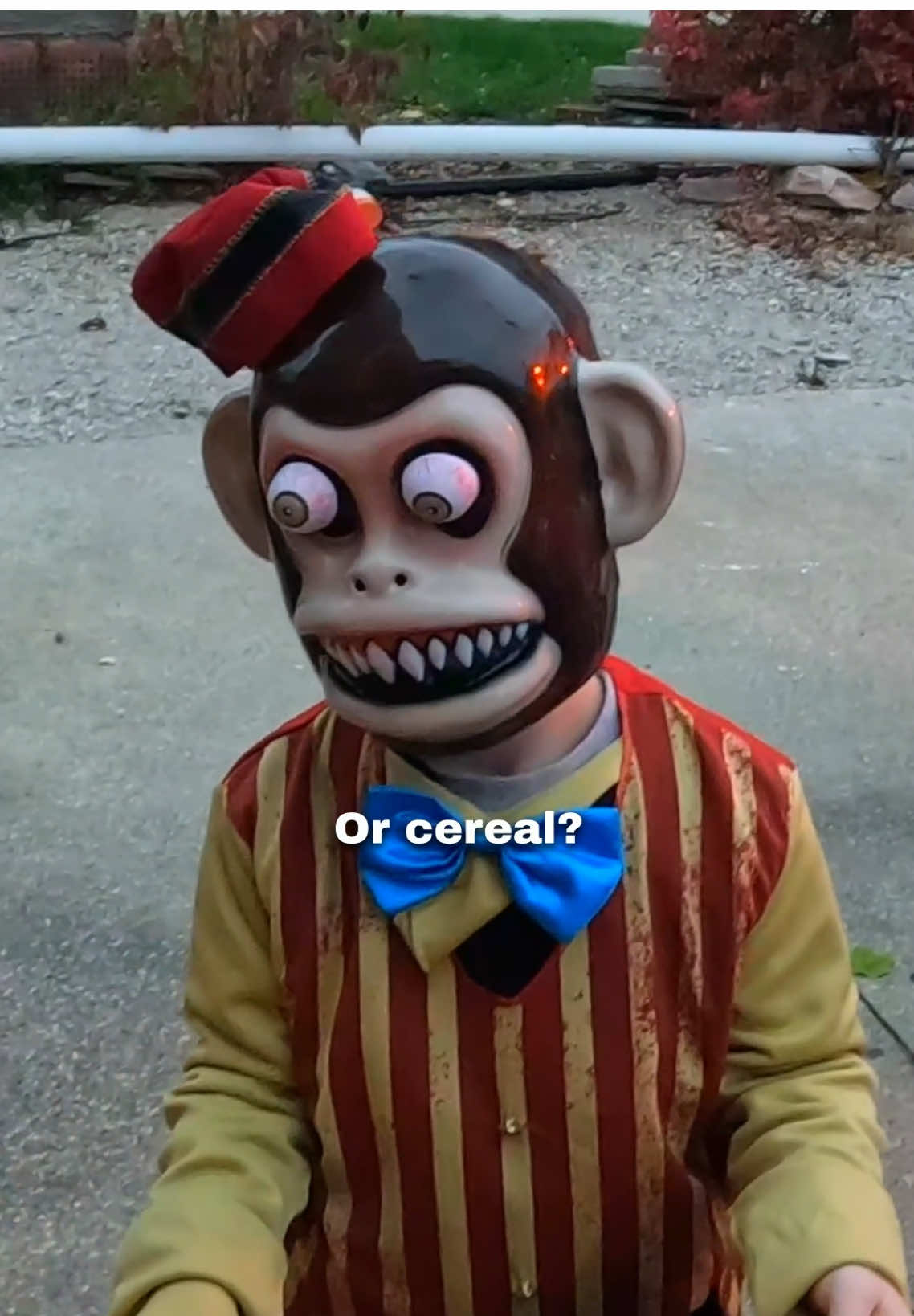 I gave out cereal and whole boxes of candy 😂 #halloween #kindness #cereal #gummybears 
