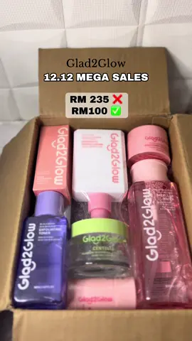 time sale ni la berbaloi grabs 1 set, sebab sangat jimat taw korang.. sale pon dah nak tamat ni 🥹 #glad2glow #glad2glowmy #glad2glowsale #g2gsetbrightening #foryoupage #viral 