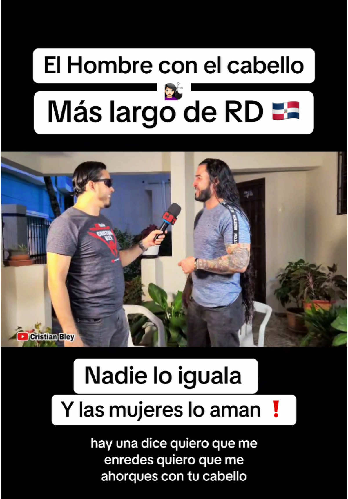 Reportaje del hombre con Cabello mas largo❗️ #cabellolargo #cabellosaludable #cabello #cabellosano #cabellohermoso #cabellosanoybrillante #noticia 