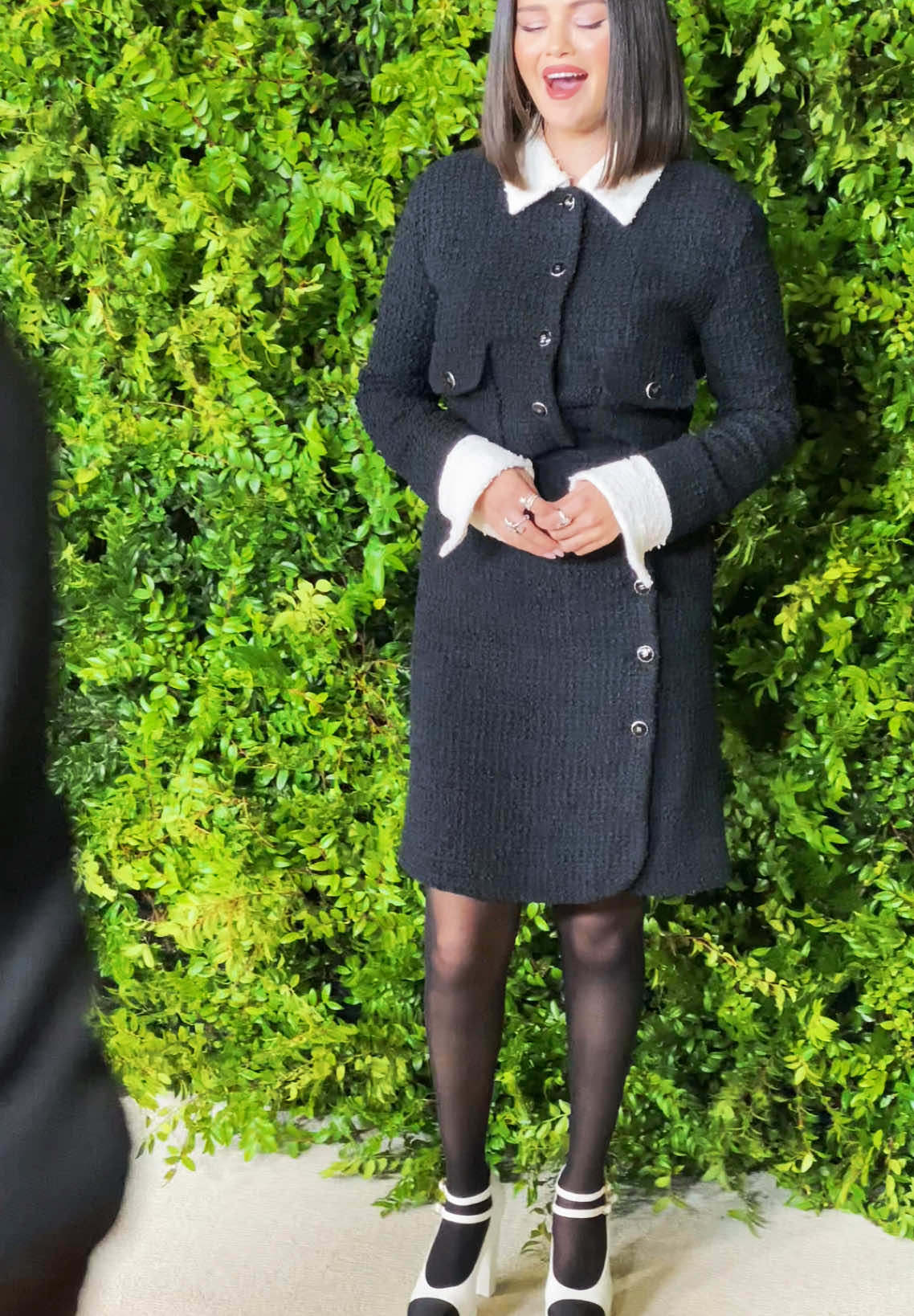 #SelenaGomez at the Chanel x Academy luncheon. 