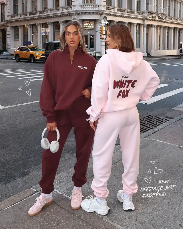 New Offstage lounge  🩷 🗽 Shop the new drop online now.  Only available at: 🇦🇺 whitefoxboutique.com.au  🇺🇸 whitefoxboutique.com  🇬🇧 whitefoxboutique.co.uk  #whitefox #whitefoxboutique #loungewear #offstage 