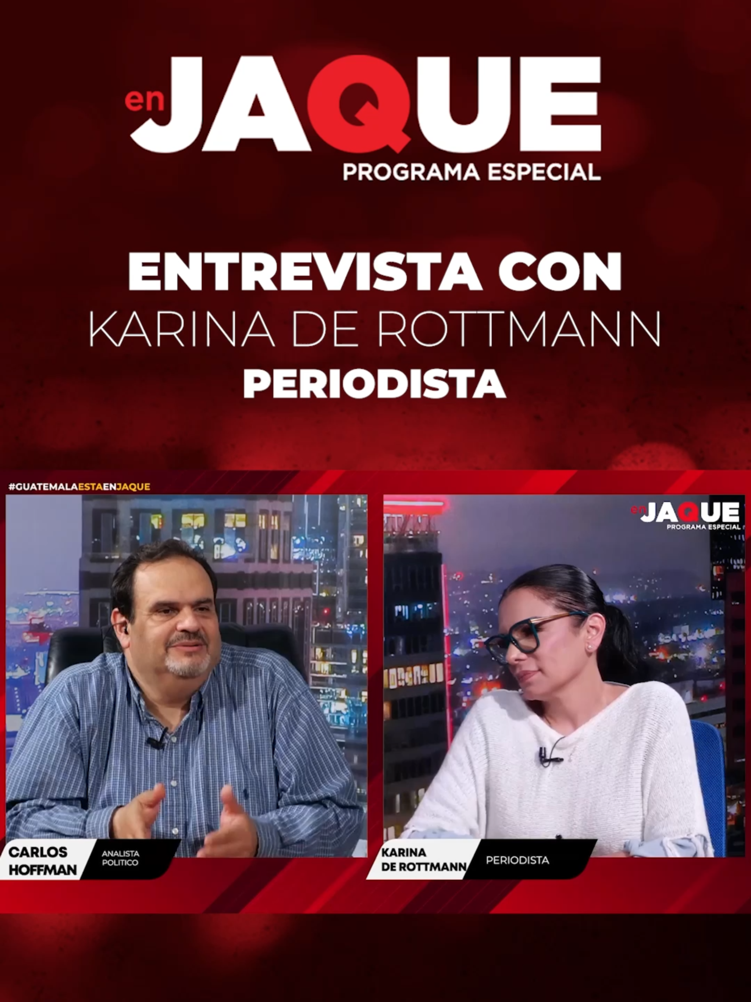 En jaque en entrevista con la periodista Karina de Rottmann #Guatemala #Guate #GT #Gobierno #Semilla #Bernardo #Arevalo #Viral #Parati #PartiGT