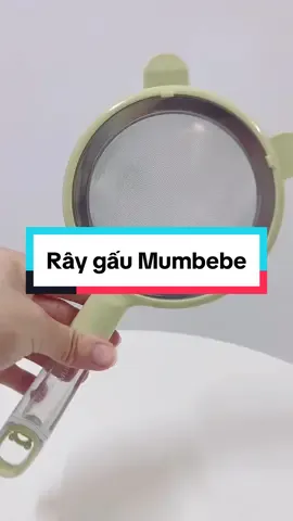 Rây gấu Mumbebe, vật dụng không thể thiếu trên hành trình ăn dặm của con 🥰 #xuhuong #andam #raylocchao #mumbebe #chobe 