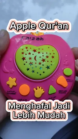 Qur'an Apple / Apple Qur'an Edisi Anak Sholeh Untuk Anak Belajar Mengaji Apple mainan Learning Quran #mainanedukasi #edukasianak #mainanhafalan #hafalananak #applequran  #fyp 
