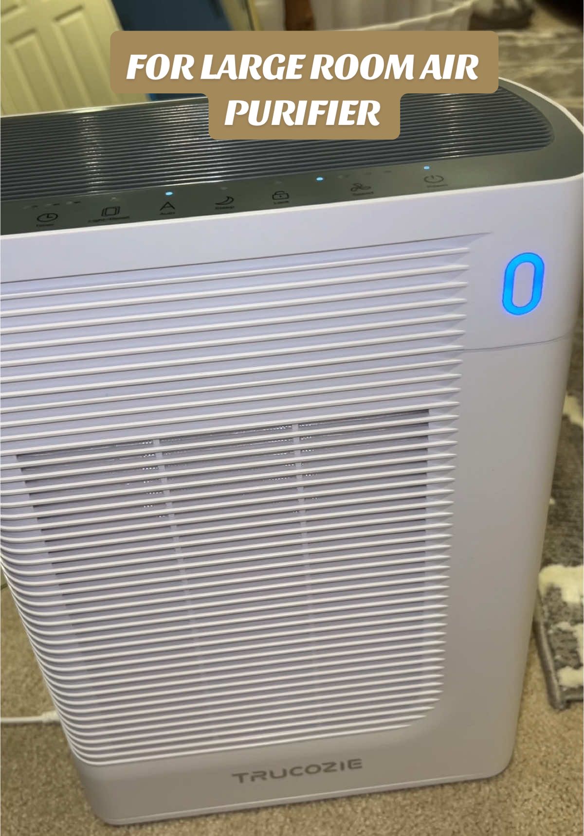 #HolidayHaul #TrucozieAirPurifier for Home #airpurifier Large Room Bedroom Up to 1937 Ft? in 1 Hr With Double-sided Air Inlet, Air Quality and Light Sensors, #HEPA Sleep Mode for Allergies, Dust, Pollen, Pet Hair Sold by #TrucozieShop @Trucozie Shop 