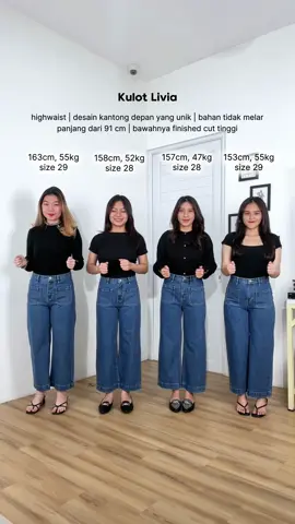 Cocok buat si petite nih, mana nih yang susah nyari jeans petite? #jeans #petite #denim #casual #style #fyp 