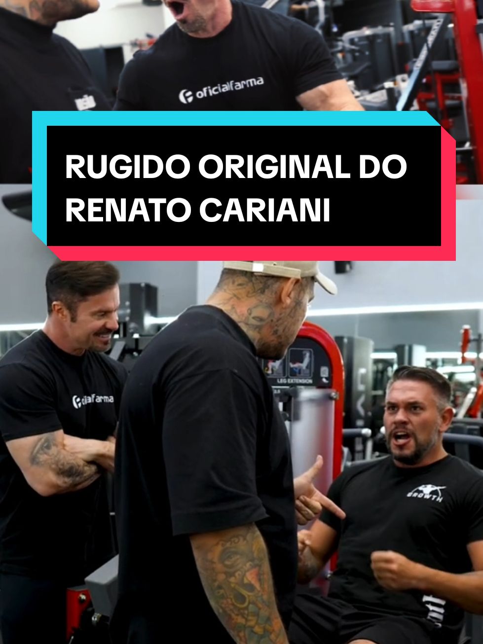 Veja o rugido original do Renato Cariani. #renatocariani #rugido #original #toguro #cariani #juliobalestrin 