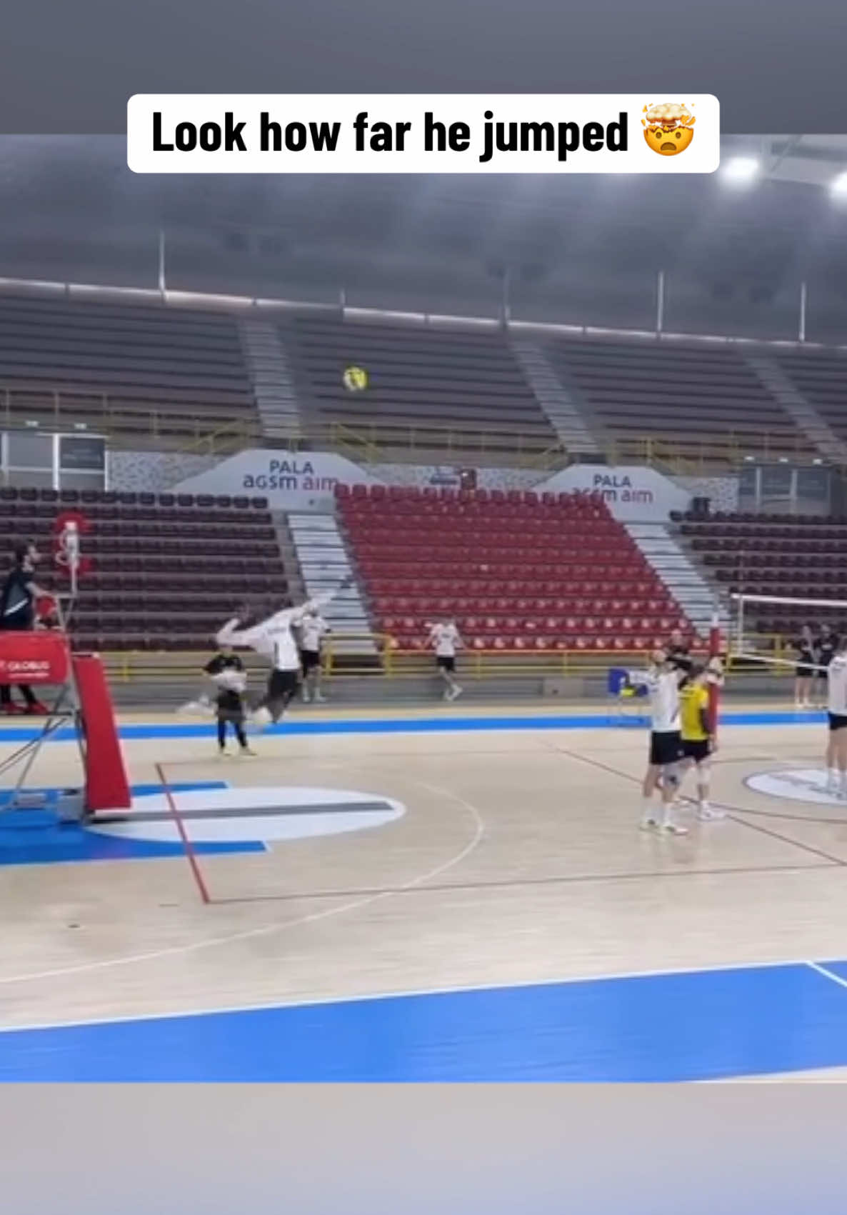 What a serve 😳 (via noumorykeita/IG) #volleyball #serve #jump #skill 