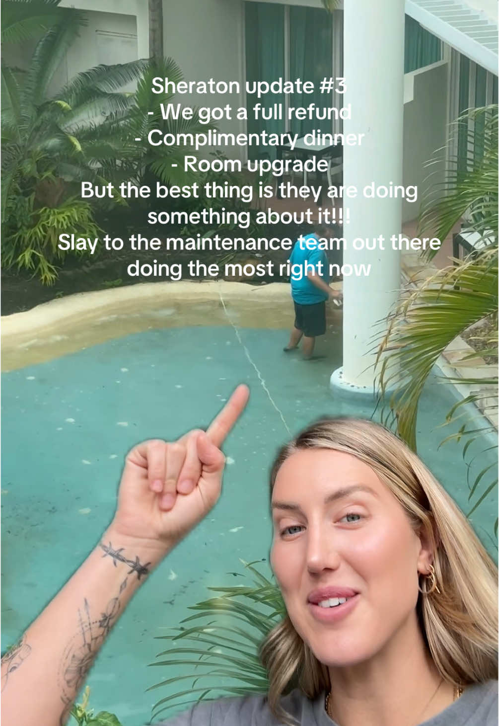 I didnt mean to karen this hard #hotelreview #sheratongoldcoast #refund #complaint #customerservice #fyp #viral #greenscreenvideo #karen 