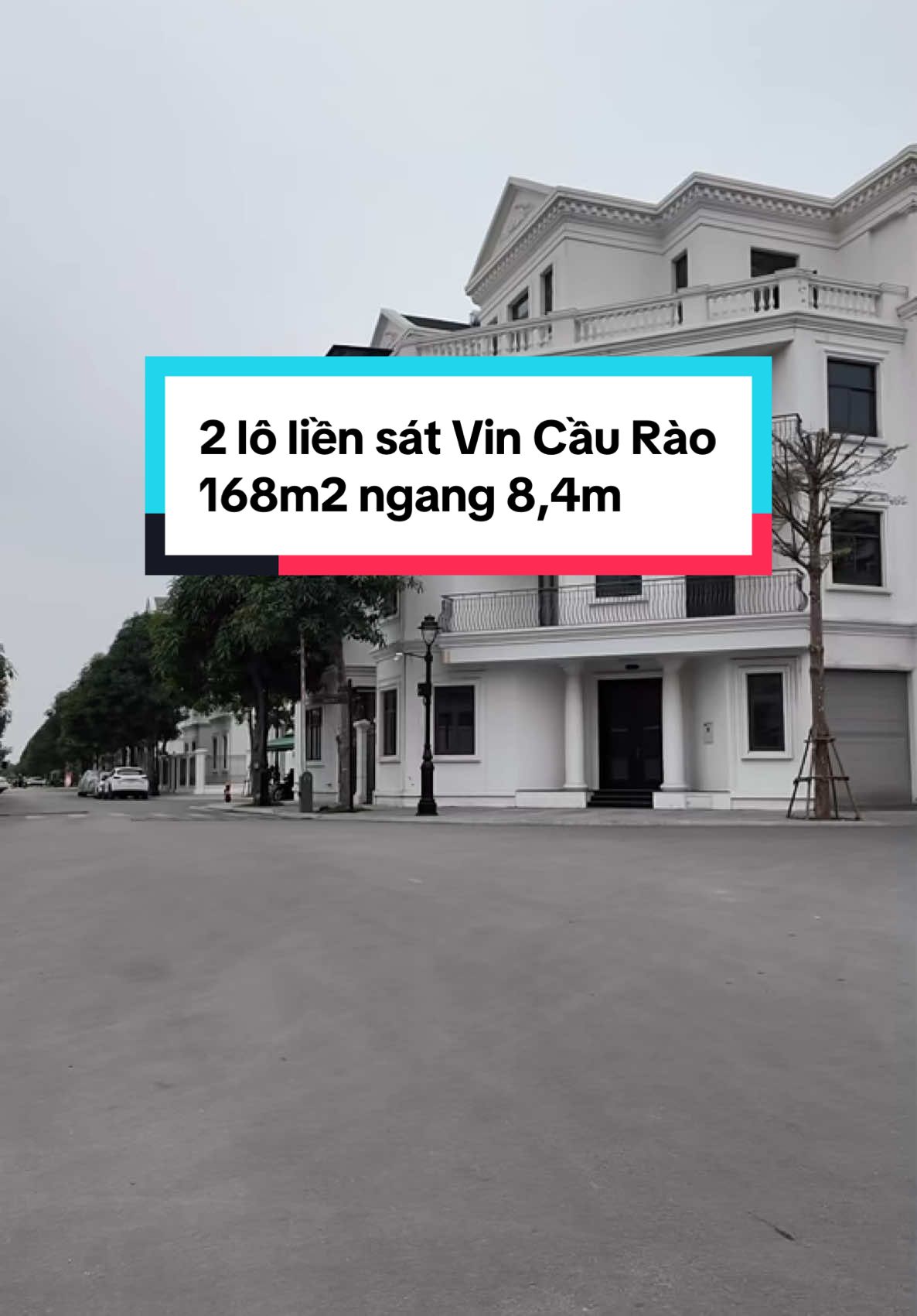 Các sếp đang muốn săn 2 lô liền kề dt rộng rãi 168m2 ngang 8,4m mà ngay trung tâm. Không thể bỏ qua em nó , cạnh Vin luôn ạ #bds #bdshaiphong #nhadep #reviewnha #batdongsan #dautu 