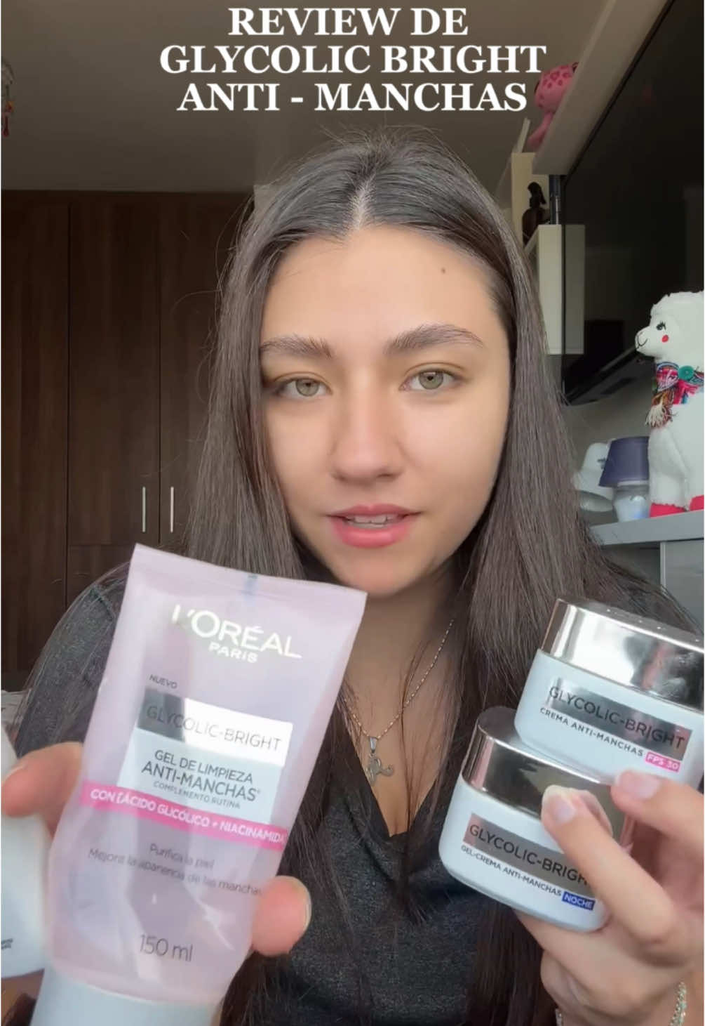 HABLEMOS DE QUE ME DEVORÉ EL GEL LIMPIADOR, ESQUE ES MUY BUENO 🫧🎀🧸. @L’Oréal Paris #thefutureisbright #glycolicbright #acidoglicolico #skincare #lorealparis #publicidad  #parati #foryou #chile #skincarefavorites 