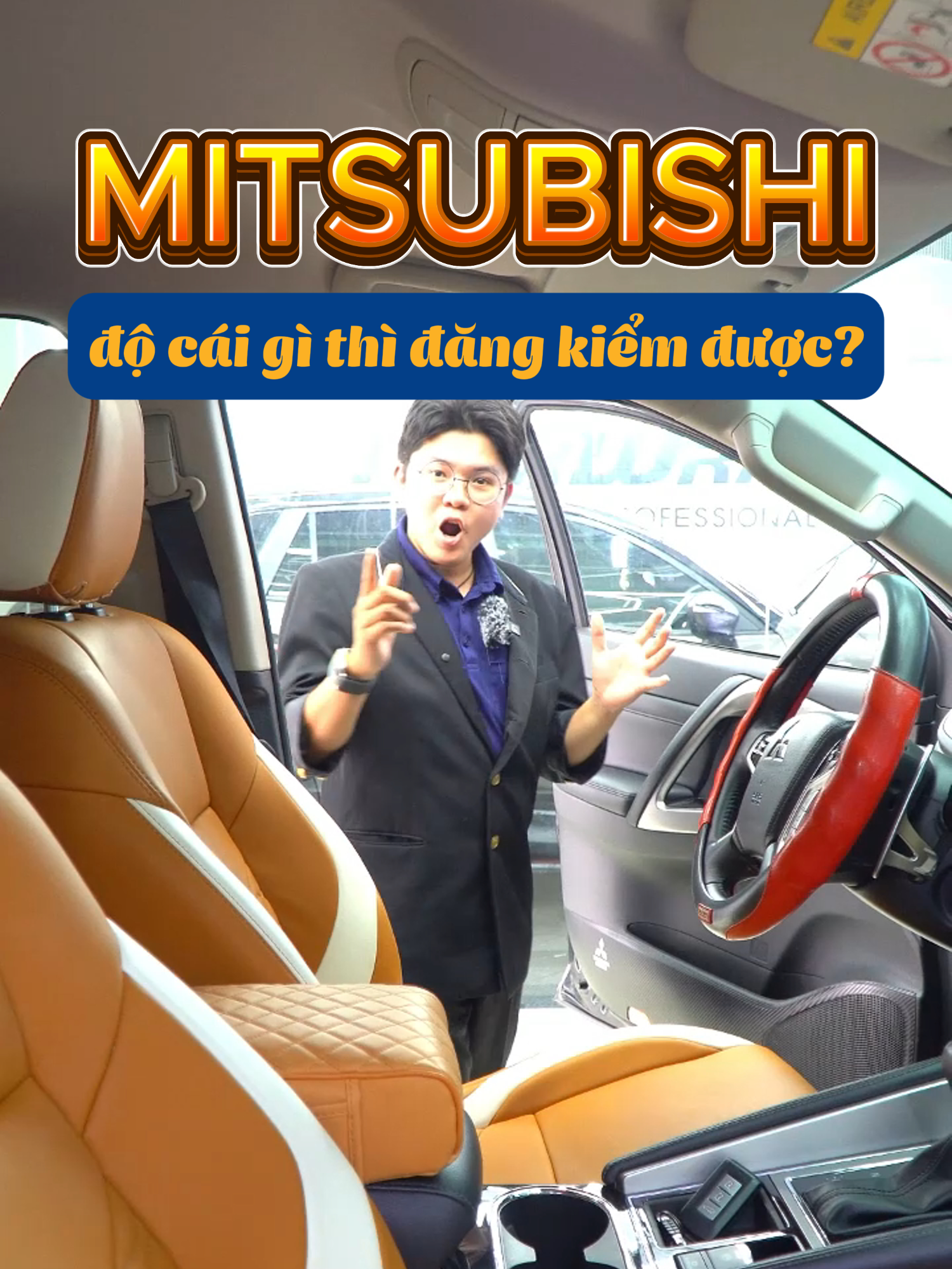 Mitsubishi thêm sang trọng x10 với bọc ghế da cao cấp #otohoangkim #hoangkimauto #nangcapoto #trangtrioto #oto #trending #mitsubishi #noithatoto