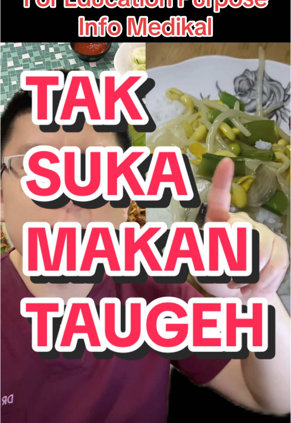 Tak suka makan taugeh! #drkenneth #doktortiktok #fyppp #tauge #taugehgoreng #kueyteowgoreng 