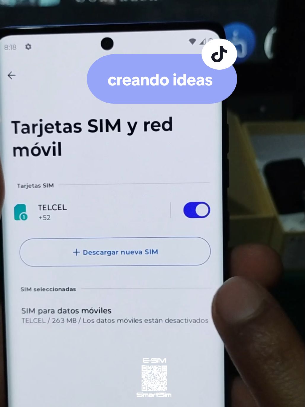 como agregar una tarjeta eSIM en el nuevo Motorola g85 #esim #motog85 #creandoideas 