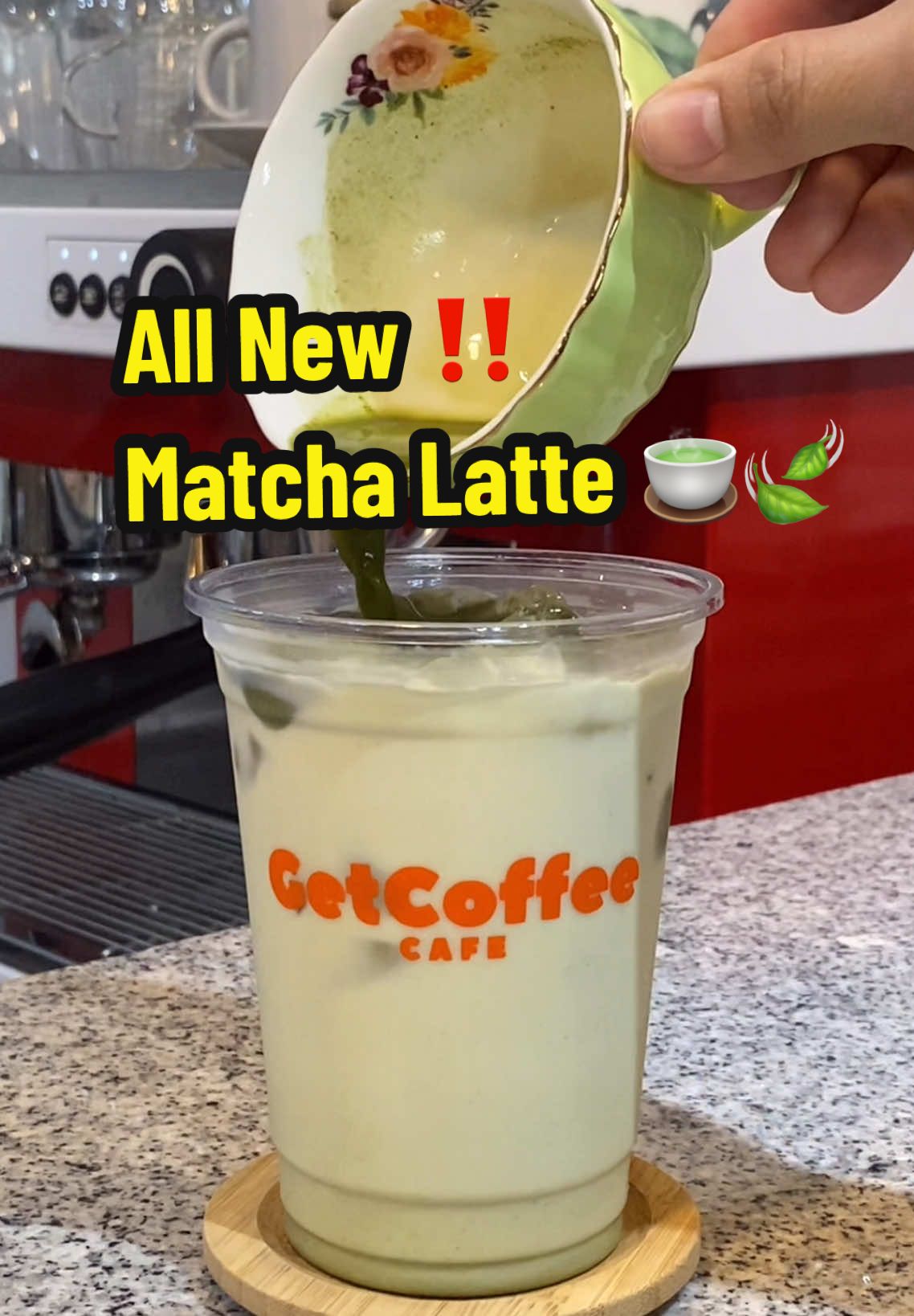 Christmas Season is right around the corner and what better season to reintroduce our all new and improved Matcha Latte 🍃🍵 Made with the finest Matcha ingredients. We perfected the  blend for a creamy, yummy and dreamy sip, perfect for this holiday season. ❇️❇️❇️ Try it now‼️ #getcoffeecafe #cafeph #coffeeshop #coffeegram #CoffeeCulture #pinoycoffeeshop #coffeeshopinbacoor #matchalatte #creamyandyummy #qualitymatcha #qualitydrink #getcoffeespecialty