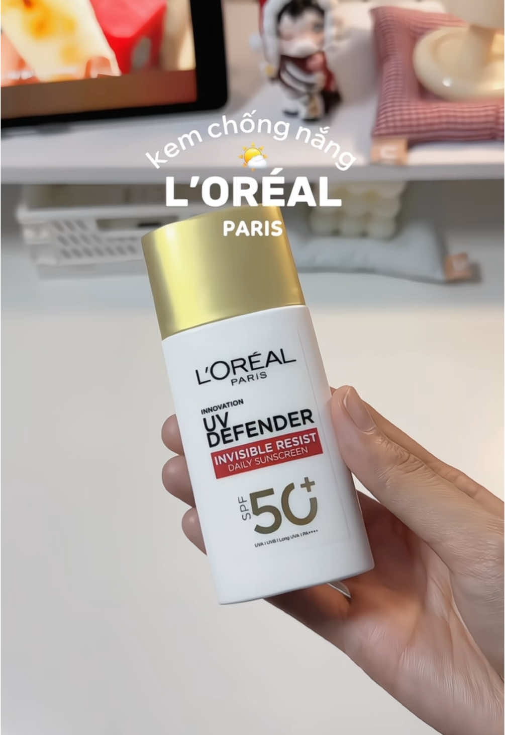 kem chống nắng kh.áng bụi siu muê nhà L’Oreal 🌤️ #loreal #kemchongnang #khangbui #chamsocda #unboxing #viral #xuhuong #fyp #muataitiktokshop 