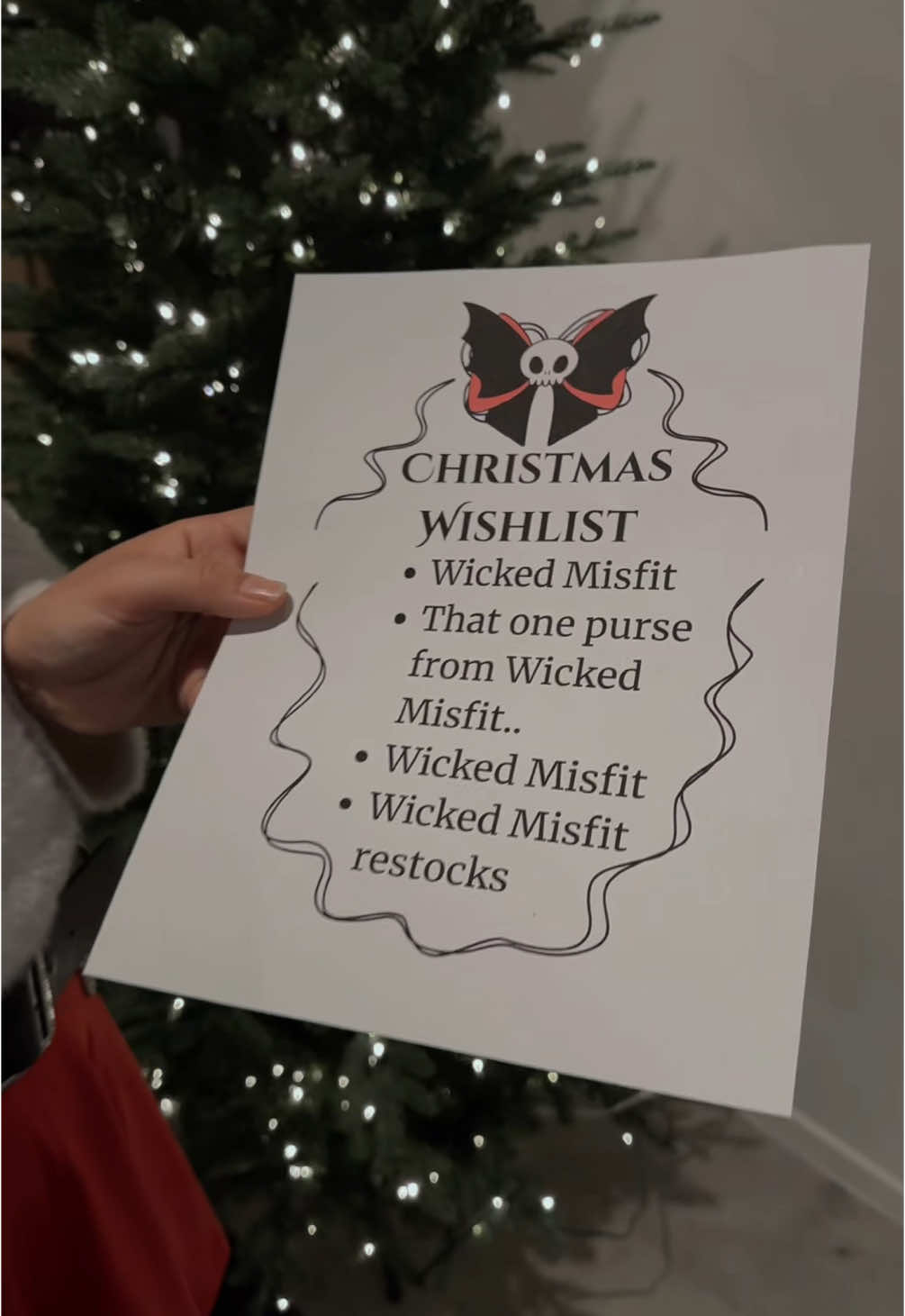 hoping you all get the items on your christmas wish list 🤭🎁 #fyp #fy #christmas #giftideas #christmasgiftideas #tiktokshopholidayhaul #goth #gothgirl 