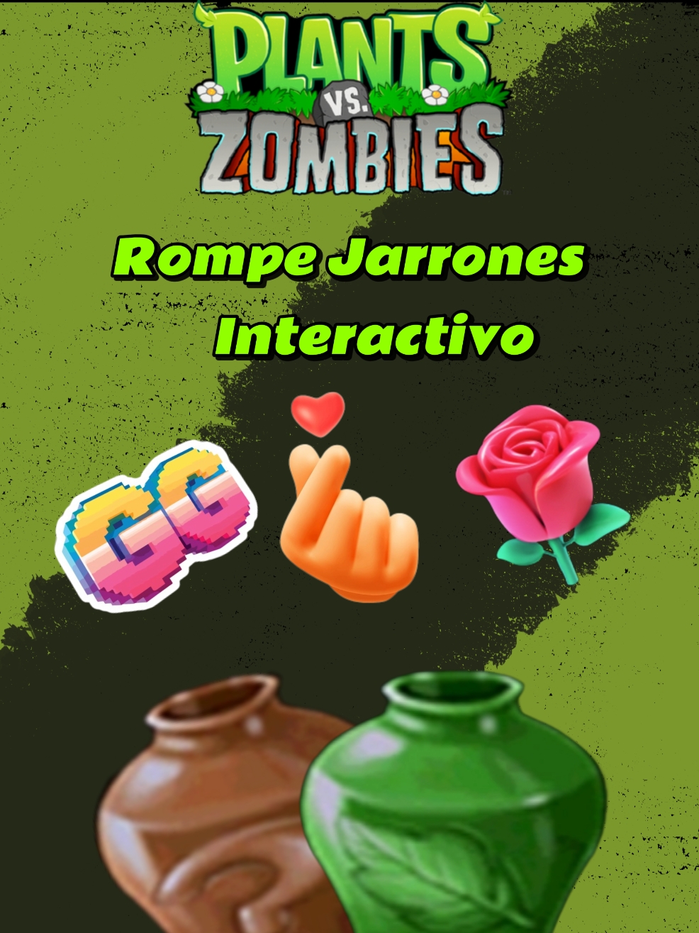 Rompejarrones interactivo #pvz #rompejarrones #interactivo #playbasa 