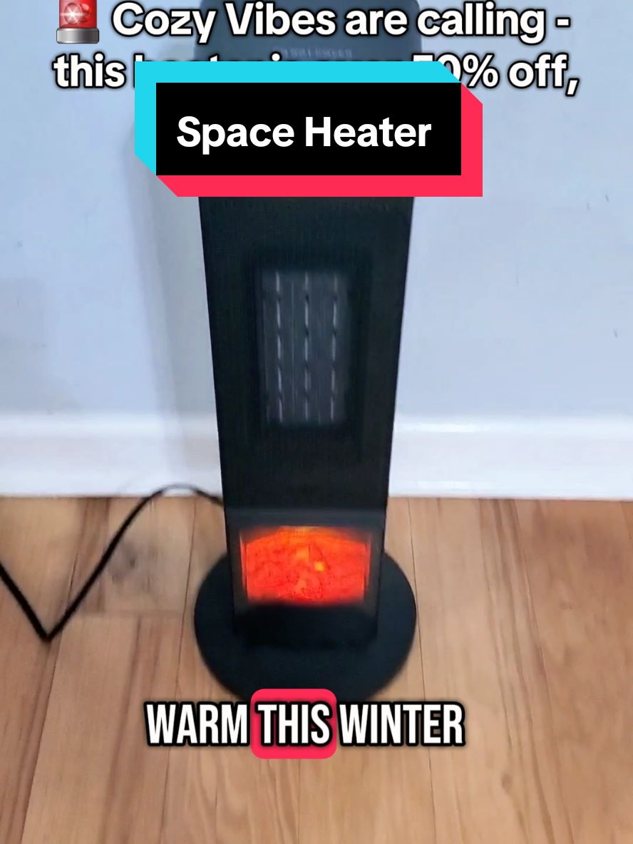 Space heater is over 50% off! Hurry and get it before they sell out!#spaceheater #sweetfurniture #sweetcrispyfurniture #tiktokshopholidaydeals #tiktokshopholidayhaul #homeinspo  #giftideas 