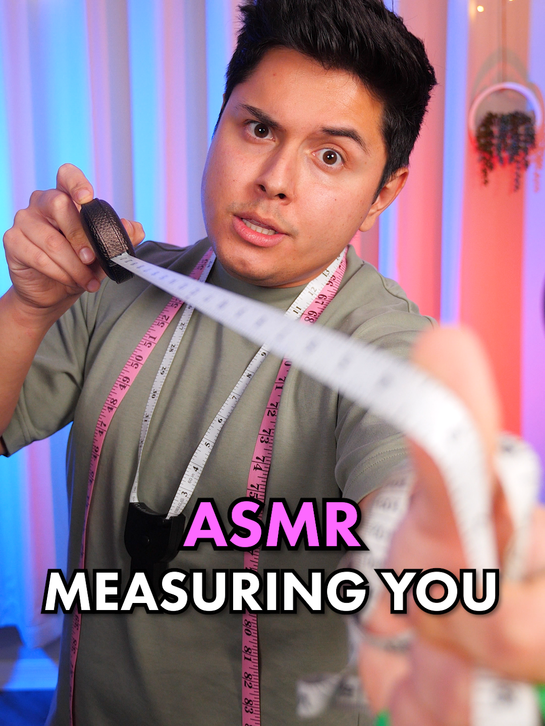 Measuring You Before Bed 😴 | #ASMR #asmrsounds #satisfying #relax #relaxing #asmrvideo #asmrtiktoks #acting #actor #sleep #sounds #whisper #tingles #softspoken #theasmrryan #asmrryan #ryanasmr #measuring #bed