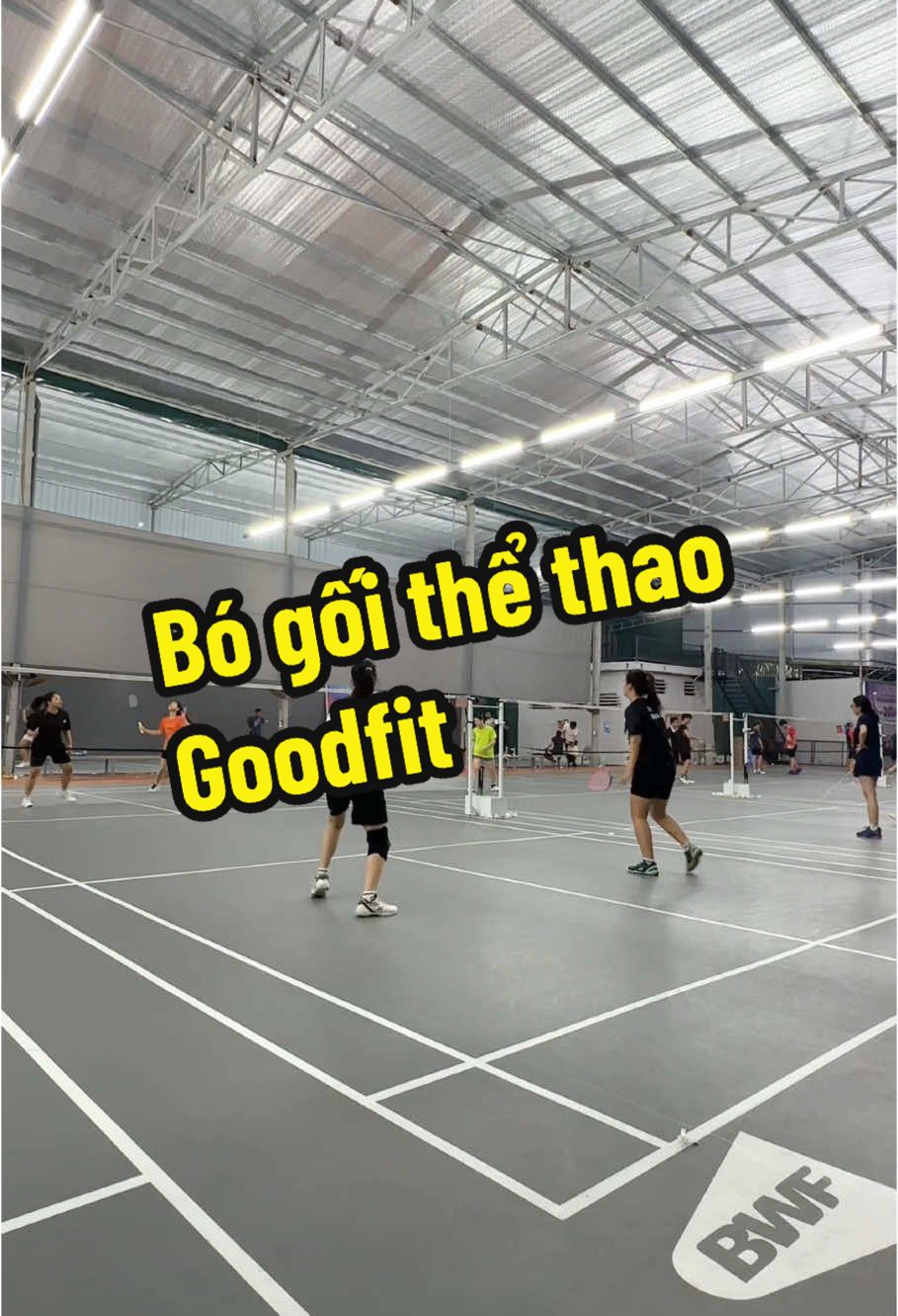 Bó gối thể thao Goodfit  #goodfit #daibaovedaugoi #bogoicaulong #bogoithethao #bogoi #longthutapsu #badminton #caulongvietnam 