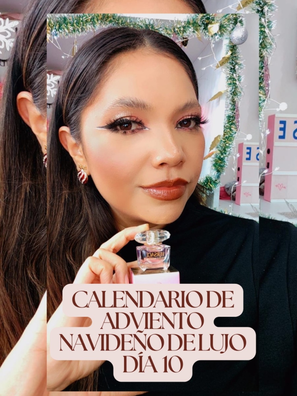 Calendario de Adviento Navideño de Lujo Día 10 #beautyblogger #belleza #makeup #maquillandome #tipsdebelleza #grwmmakeup #everydaymakeup #dailymakeup #navidad #visperasnavideñas #feliz #feliznavidad #sorpresas #regalos #santa #viral #navideño #calendariodeadviento #moschino  #perfume #aroma #esencia #mujer #versace #yellowcrystal #crystal  Perfume brigth crystal @Versace 