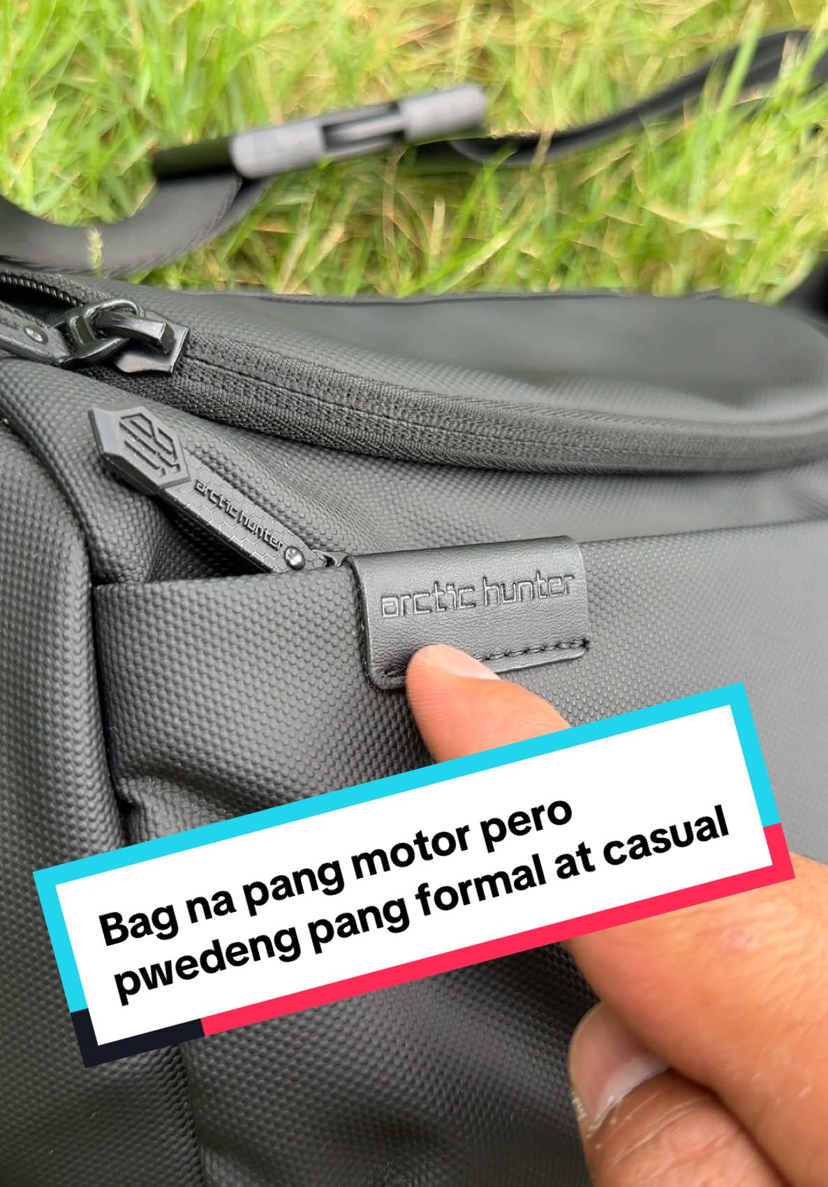 Naghahanap kaba ng bag na pang motor pero pwede sa casual At formal? Check this out, Arctic hunter bag#teamkasaludotiktok #teamkasaludoofficial #bag #highqualitybagformen 