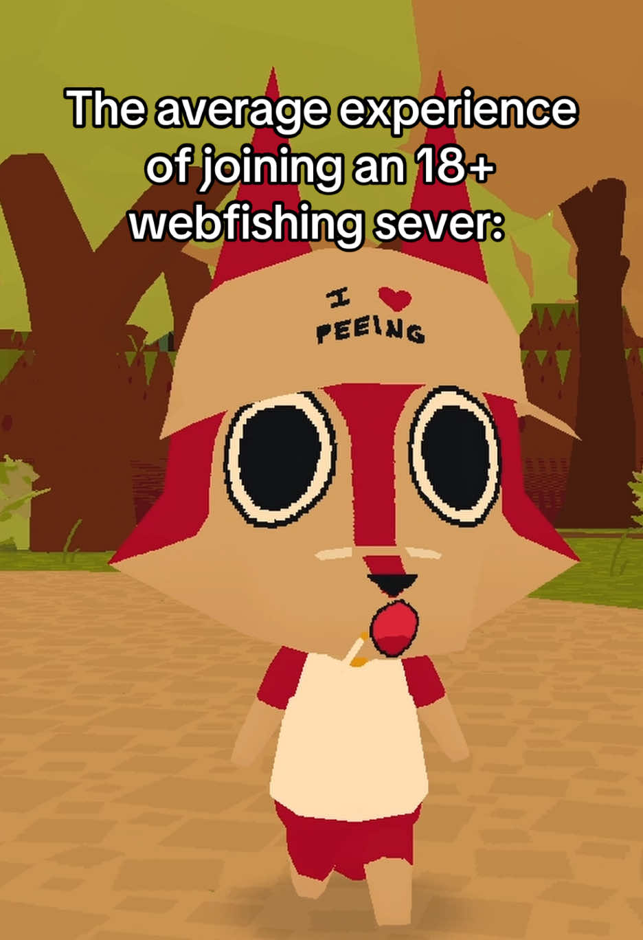 Literally yall need to relax 😭😭 I am a d1 webfishing defender. Stop making us look like lobotomites 🥀 #webfishing #indiegames #fyp #funny #meme #furry #furryfandom #furrytiktok #furrycommunity 