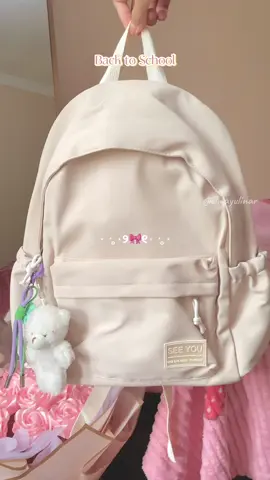 Tas gendong waterproof🫶🧸 #taswanita #tassekolah #tasgendong #ransel 