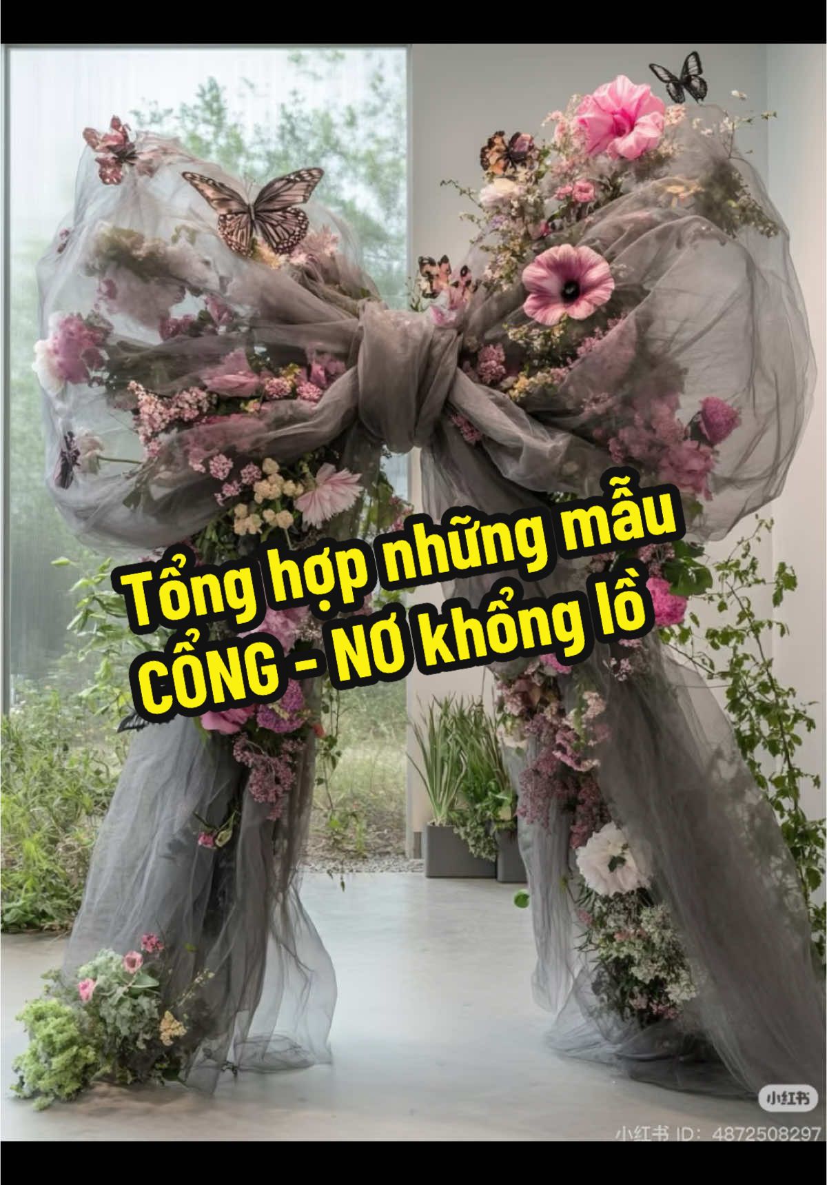 Tổng hợp những mẫu cổng nơ khổng lồ hottrend #rosyweddingdecoration #weddingdecor #weddingplanner #trangtritugia #trangtritugia ##trangtridamcuoi #xuhuong #xh #nơ #giantbow #khonglo 