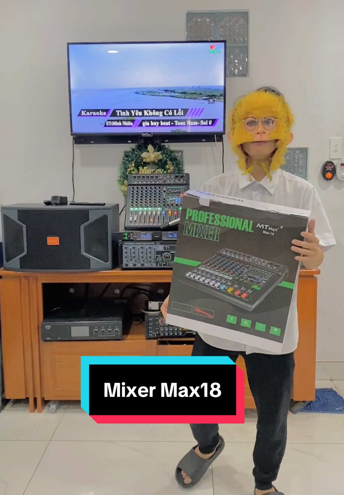 Bàn trộn âm thanh Mixer Max18 nâng cấp dàn âm thanh của nhà bạn từ cũ thành mới #mtmax #mixer #manhtien #tienreview #nangcapamthanh 