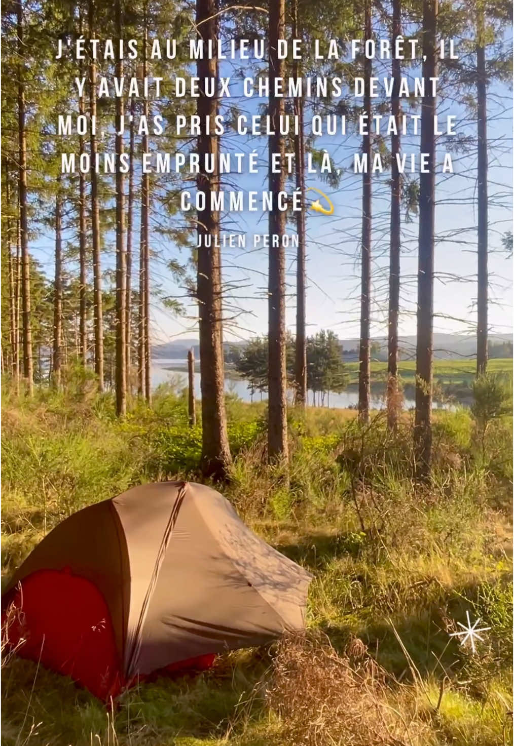 J’étais au milieu de la forêt, il y avait deux chemins devant moi, j’as pris celui qui était le moins emprunté et là, ma vie a commencé💫 📚Je vous en parle davantage dans mon 2ème livre « C’est quoi le bonheur pour vous? En quête de sens» disponible dans toutes les librairies, à la Fnac, sur Amazon etc. (la suite et partie complémentaire de mon 1er livre « C’est quoi le bonheur pour vous? En chemin vers soi ») disponible également chez votre libraire préféré💫 https://www.citationbonheur.fr/boutique-bonheur/ 🤩Rendez-vous au 2ème congrès C’est quoi le bonheur pour vous? les 12 et 13 juillet à Arcachon ! Des conférences autour du bonheur, des exposants dédiés à la connaissance de soi, des ateliers immersifs impactants, cet événement est fait pour toutes celles et ceux qui aspirent à être une meilleure version d’eux-mêmes. Au programme : 10 conférenciers, 30 exposants et 8 ateliers ! Des conférenciers de renoms seront présents pour partager leurs recherches. https://congres.cestquoilebonheur.fr/  #cestquoilebonheurpourvous #connaissancedesoi #developpementpersonnel #bienetre #amour #intuition #simplicité #prendresoindesoi #nature #biophilie