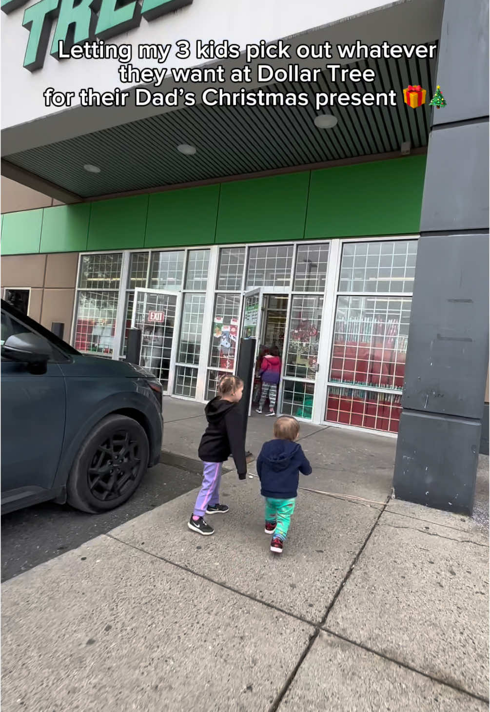 Letting my 3 kids pick out whatever they want at Dollar Tree for their Dad’s Christmas present 🎁🎄 #dollartree #dollarstore #shopping #dayinthelife #foryou #fyp #todaystoddler #foryoupage 