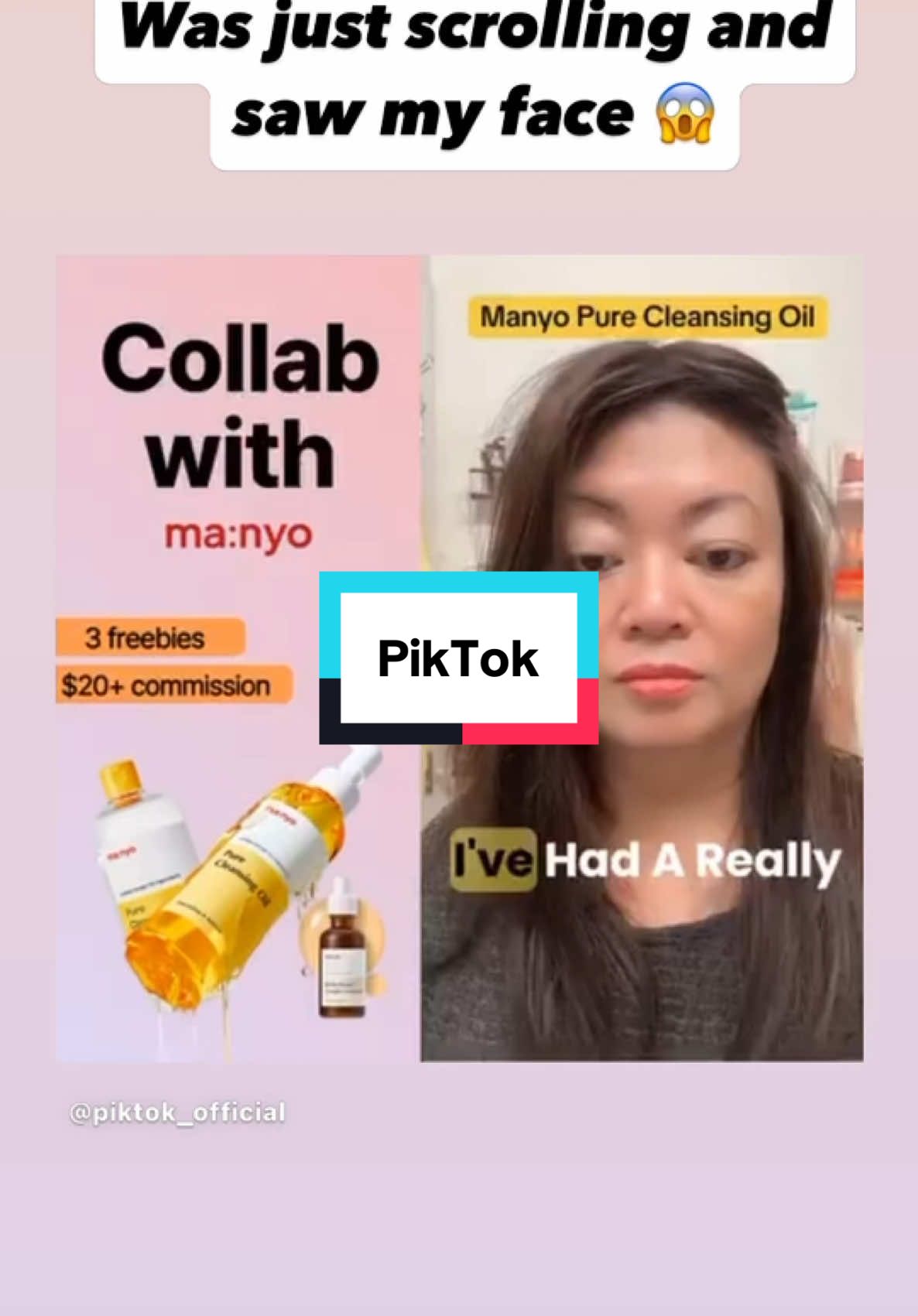 I get some of my products from PikTok and get paid. Sign up to try some K-Beauty and make $20 per video. #piktok #koreanskincare #beauty #kbeauty 