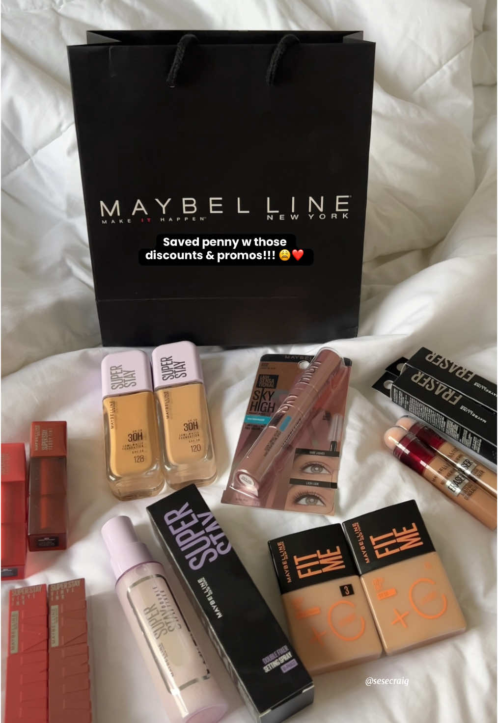 Girlies get your Maybelline NOWW! 😭❤️ baka maubusan kayo ng shadessss lalo na mag 12.12 😩✨ They’re having promo & discount as early as now!!!!  #Maybelline #MaybellineDiscounts #Maybelline1212 #Maybellinepromo #maybellinesale #maybellineph #maybellineagerewind #maybellinelumimatte #maybellinesettingspray #maybellineconcealer #maybellinebuy1take1 #maybellineteddytint #maybellinevinylink #1212megasale #tiktokhaul #tiktokmakeup #TikTokShop #tiktokfinds #bestpurchase #musthave #fyp #foryou #affordablemakeup #makeupph #concealer #foundation 