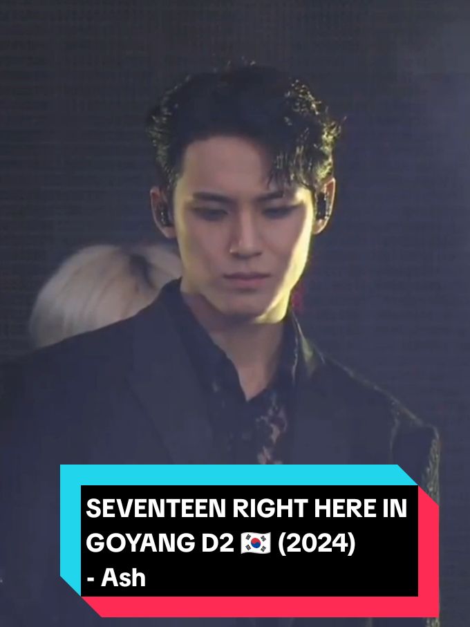 🎥 SEVENTEEN RIGHT HERE IN GOYANG D2 🇰🇷 (2024) 🎶 SEVENTEEN - Ash  #seventeen #carat #caratland #right #here #goyang #korea #concert #kpop #4upage 