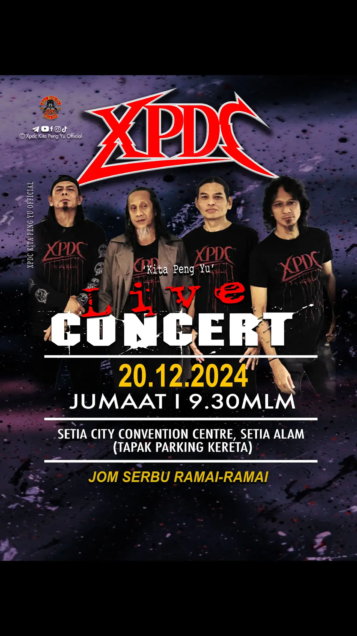 KASI GEGAR SETIA ALAM SELANGOR !! XPDC(Kita Peng Yu) LIVE TAPAK PARKING SETIA CITY CONVENTION CENTRE!! JUMAAT- 20 DIS 2024!!!!KASI GEGARRR!! #setiaalam  #MAELXPDC  #xpdckitapengyu  #xpdckitapengyu🤟🤟🤟 