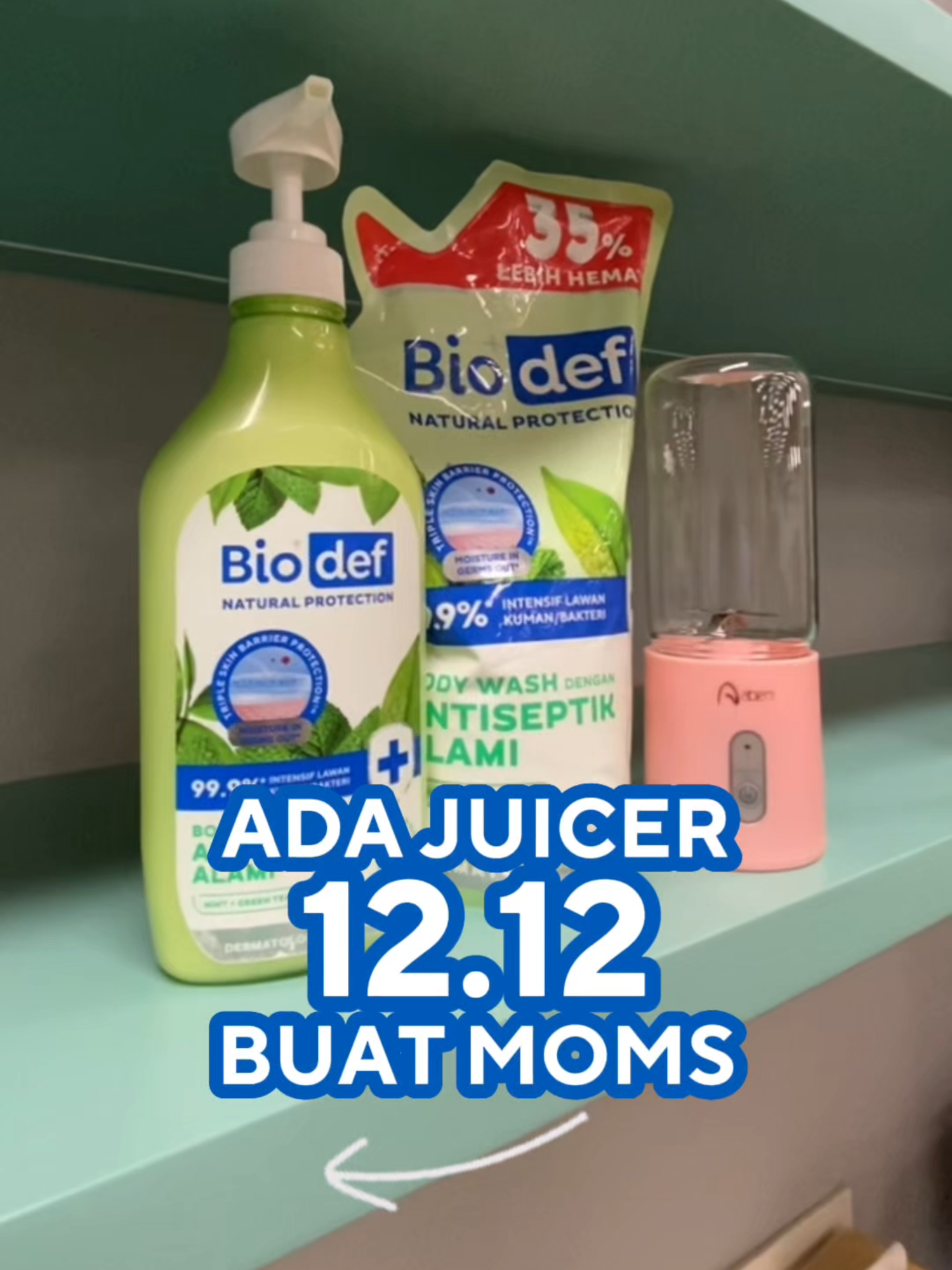 Persiapan dapetin JUICER 12.12 yuk Moms 🥰 Check out dulu Buy 1 Get 1 promonya sekarang! #biodef #antiseptikalami #sabunviral #jerawatpunggung #sensitiveskin