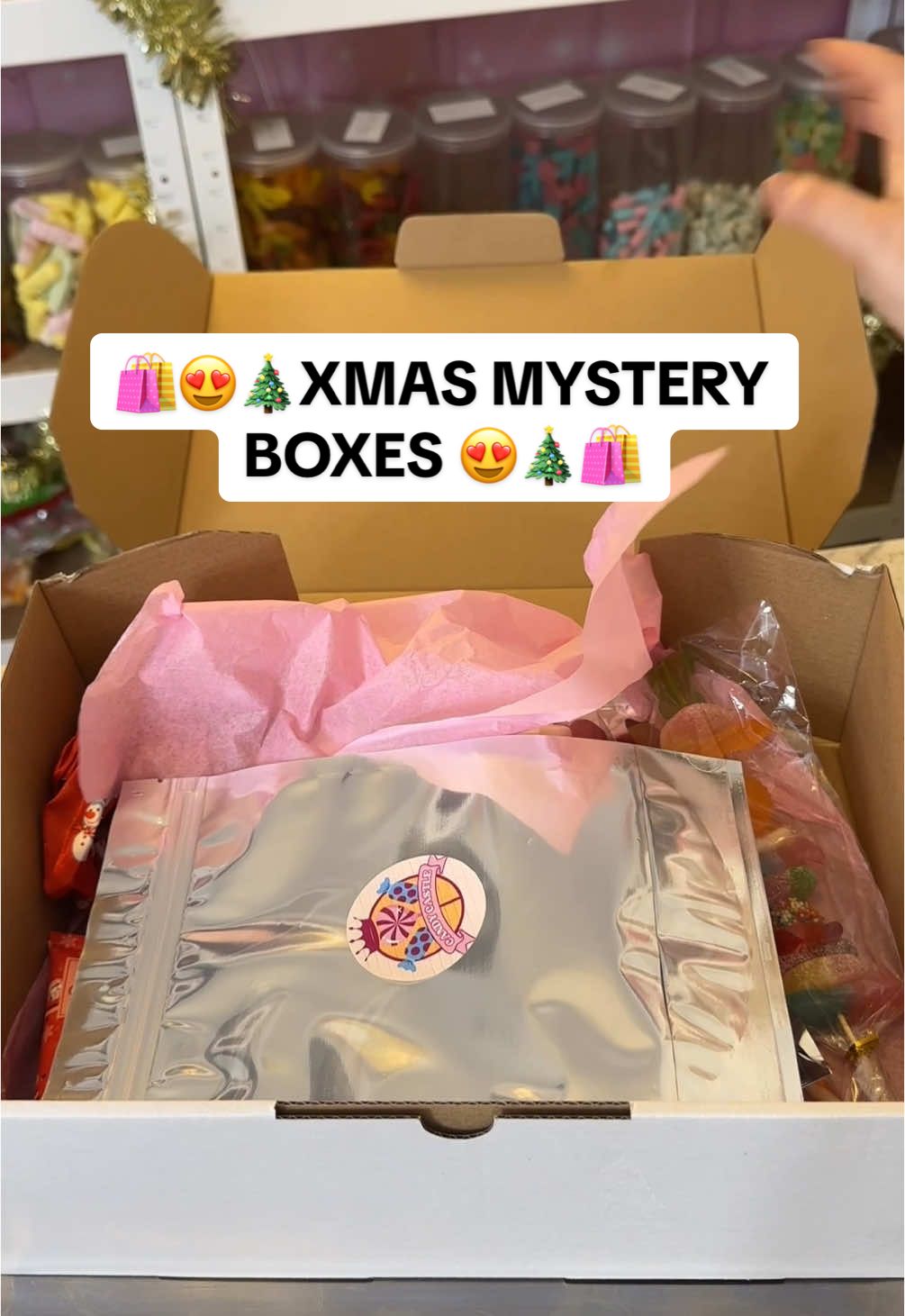 🤫🛍️😍 WHO DOESNT LOVE SURPRISES? 😍🛍️🤫 #fyp #viral #mysterybag #mysterybox #onlineshopping #candyshop #custompicknmix #candycastleaus