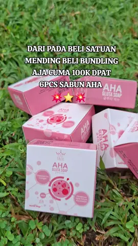 beli Bundling lebih hemat #sabunviral#ahapink#mencerahkan#tazziglow 